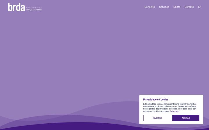 Screenshot of brda.com.br