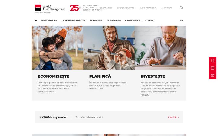 Screenshot of brdam.ro