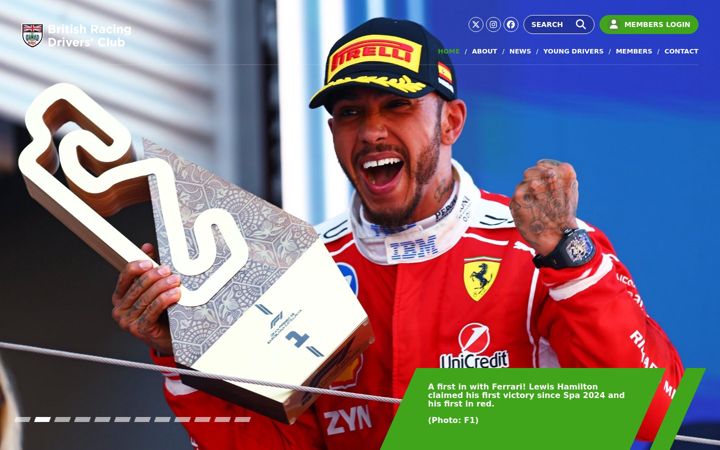 Screenshot of brdc.co.uk