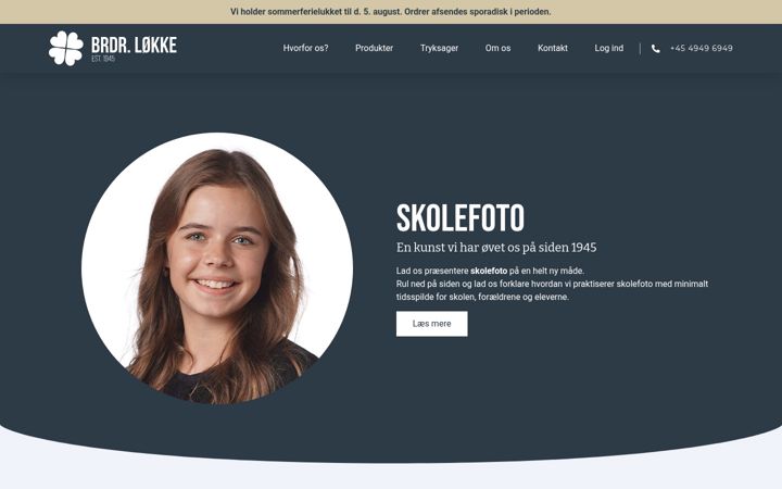 Screenshot of brdrloekke.dk