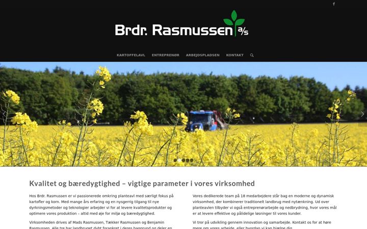 Screenshot of brdrrasmussenas.dk