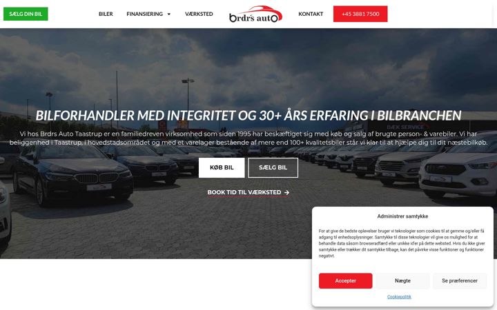Screenshot of brdrs-auto.dk