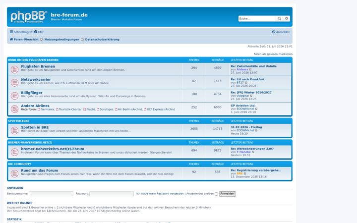 Screenshot of bre-forum.de