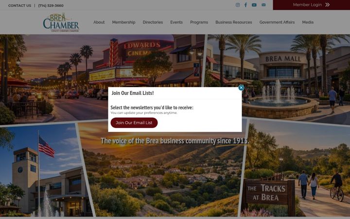 Screenshot of breachamber.com