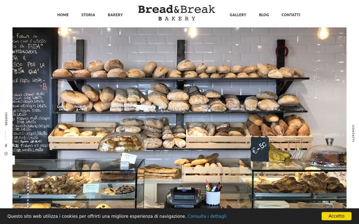 Captură de ecran a breadandbreak.it