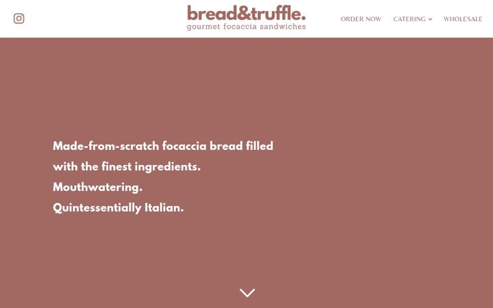 Screenshot of breadandtruffle.com
