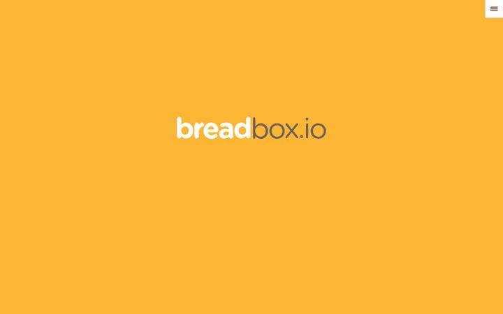 Screenshot of breadbox.io