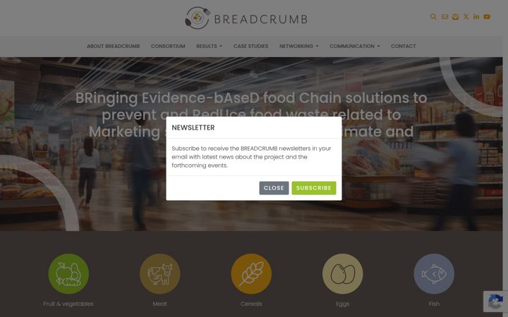 Screenshot του breadcrumb-project.eu