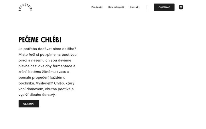 Screenshot of breadlove.cz