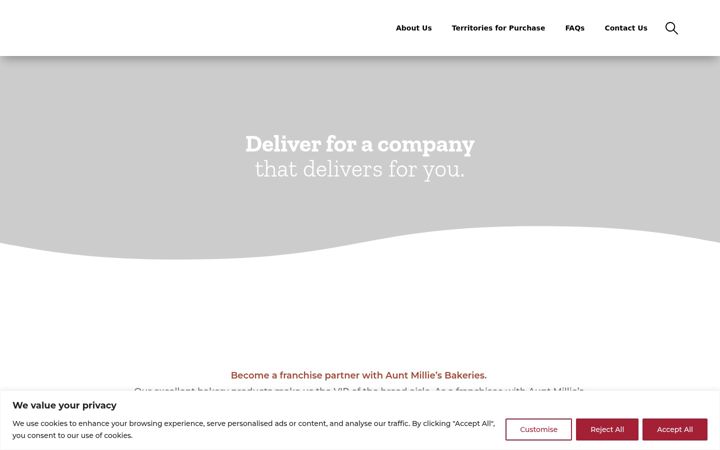 Screenshot of breadopportunities.com