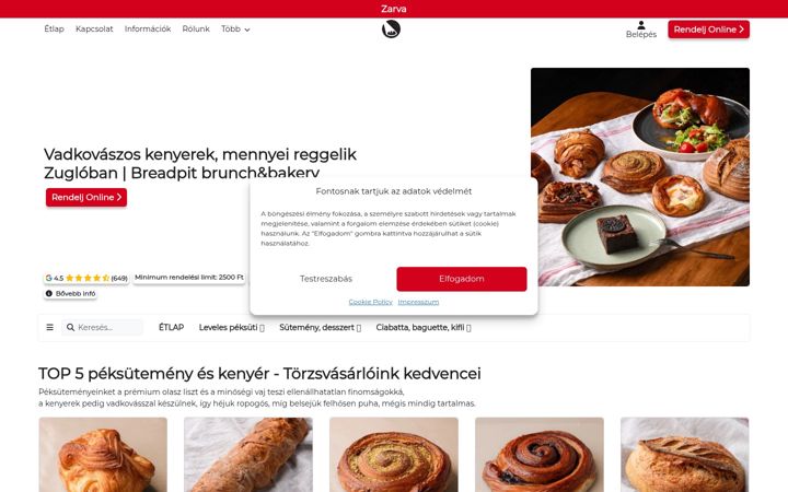 Képernyőkép: breadpit.hu