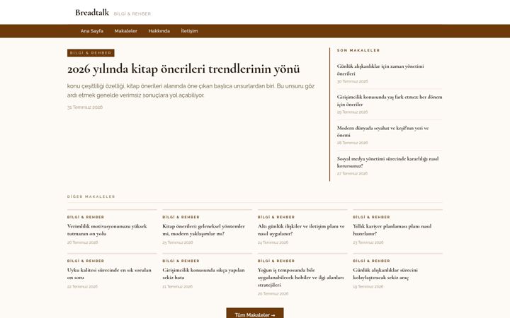 Screenshot of breadtalk.fun