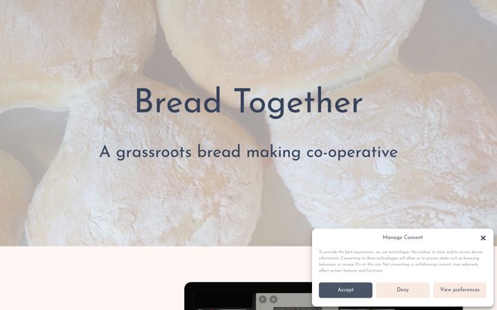 Screenshot of breadtogether.org.uk