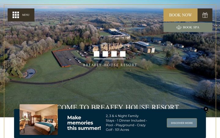 Screenshot of breaffyhouseresort.com
