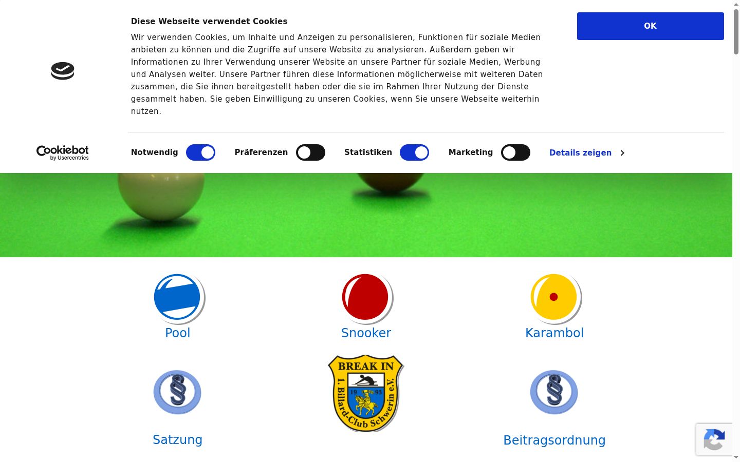Képernyőkép a bármilyen interakció előtt megjelenő hozzájárulási bannerről