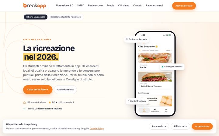 Screenshot of breakapp.eu