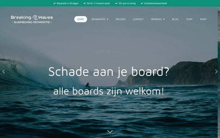 Screenshot of breaking-waves.nl