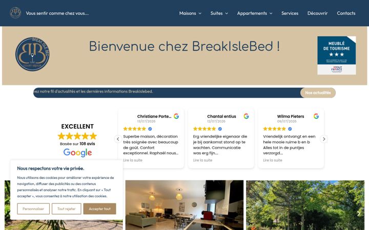 Screenshot of breakislebed.fr
