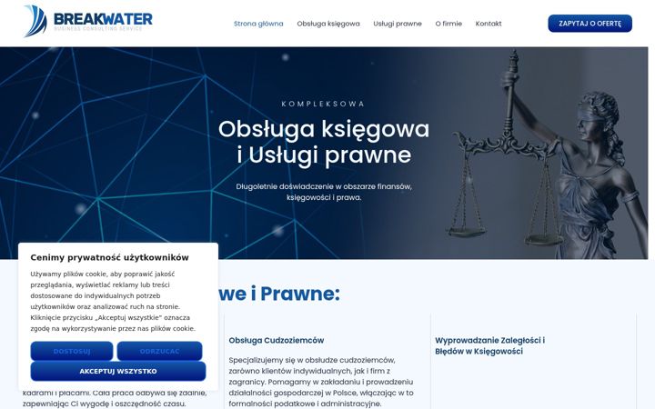 Screenshot ta' breakwater.pl