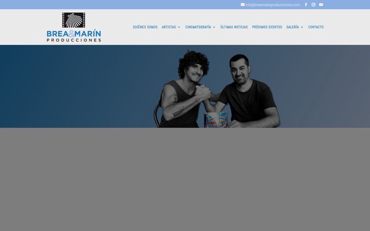 Screenshot of breamarinproducciones.com