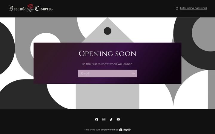 Screenshot of breandacisneros.com