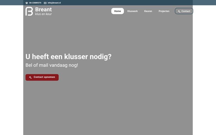 Ekrano kopija breant.nl