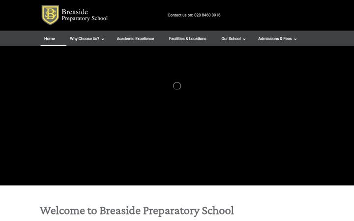 Screenshot of breaside.co.uk