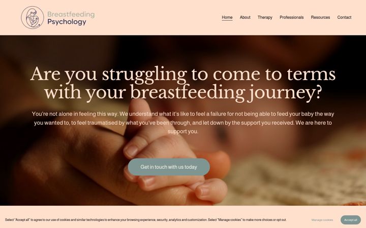 Screenshot ta' breastfeedingpsychology.co.uk