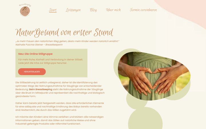 Screenshot of breastkeeping-magdeburg.de