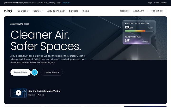 Screenshot of breatheairo.com