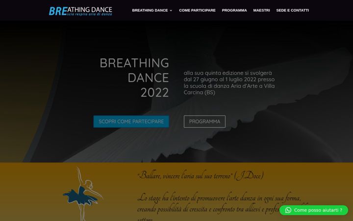 Screenshot of breathingdance.org
