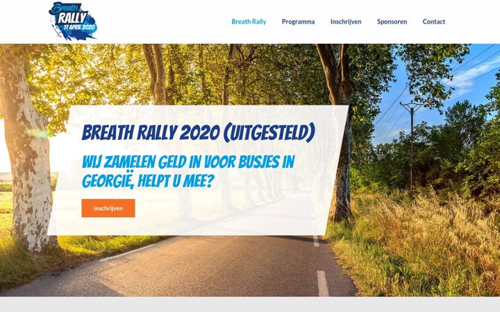 Screenshot of breathrally.nl