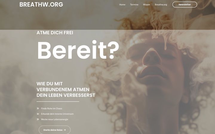 Captura de pantalla de breathw.org
