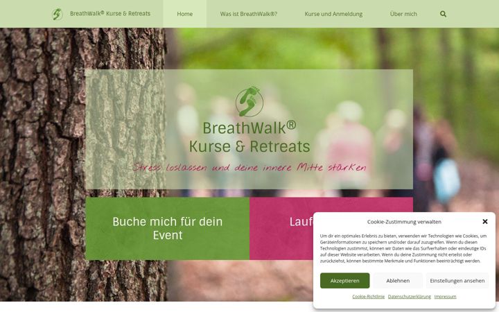 Screenshot of breathwalk-erleben.de