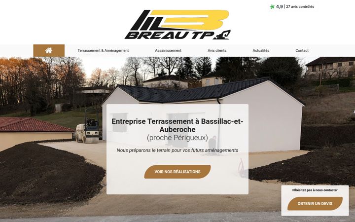 Екранна снимка на breautp.fr