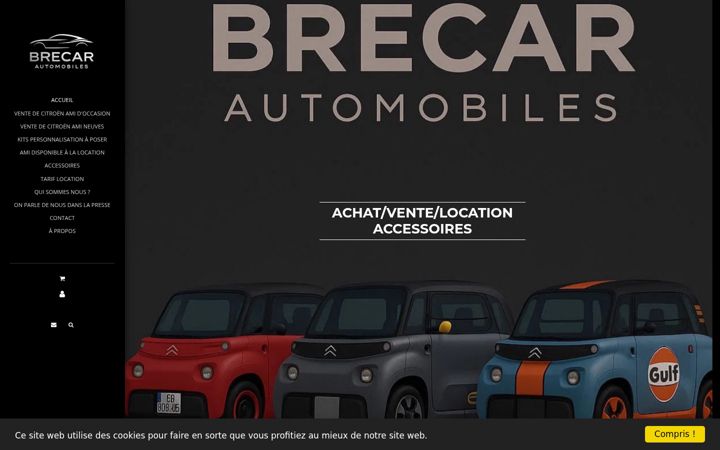 Screenshot of brecarautomobiles.com