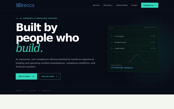 Screenshot of breccs.com