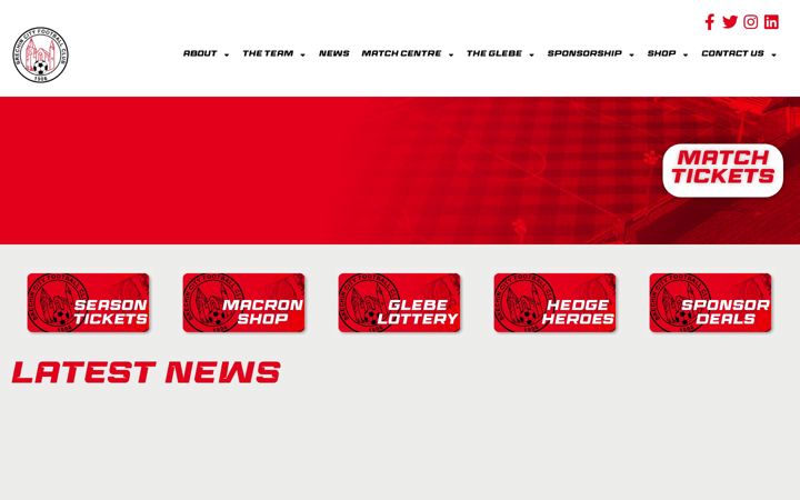 Screenshot of brechincity.com