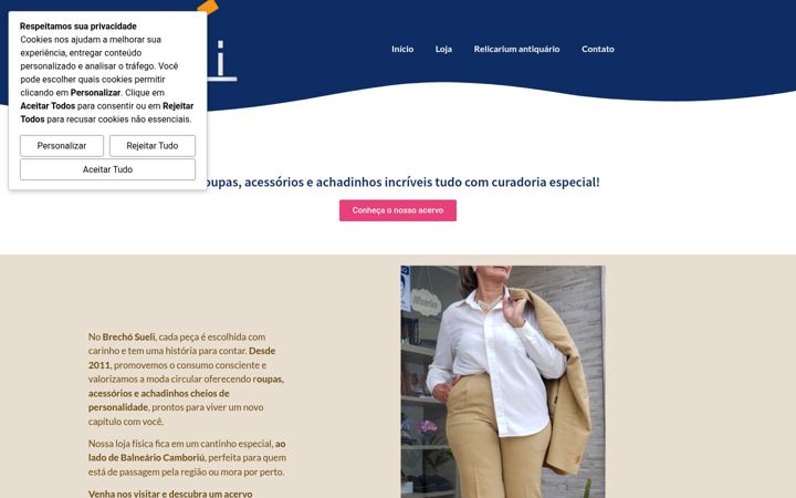 Zrzut ekranu brechosueli.com.br