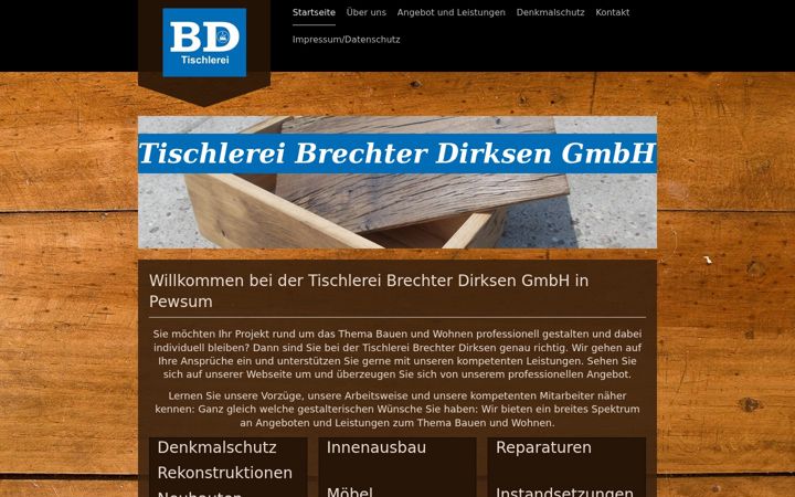 Screenshot of brechter-dirksen.de