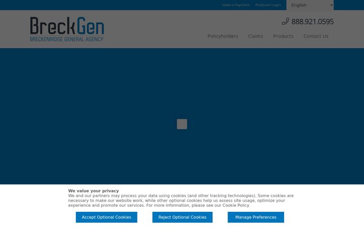 Screenshot of breckgen.com