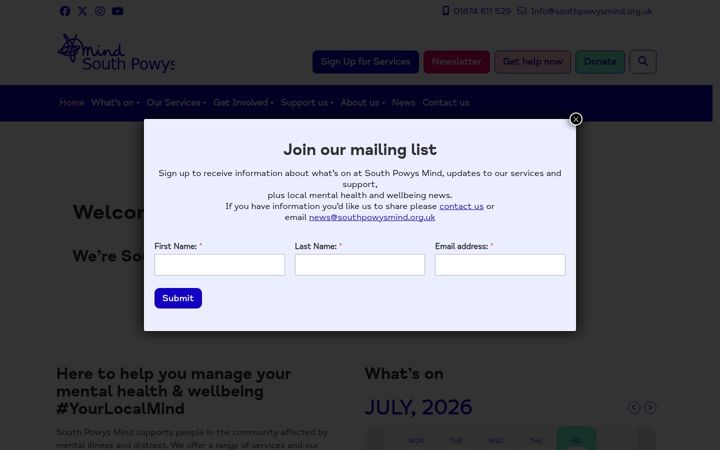 Screenshot von breconmind.org.uk