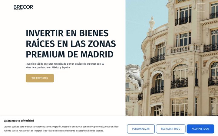 Screenshot of brecorinvestment.com