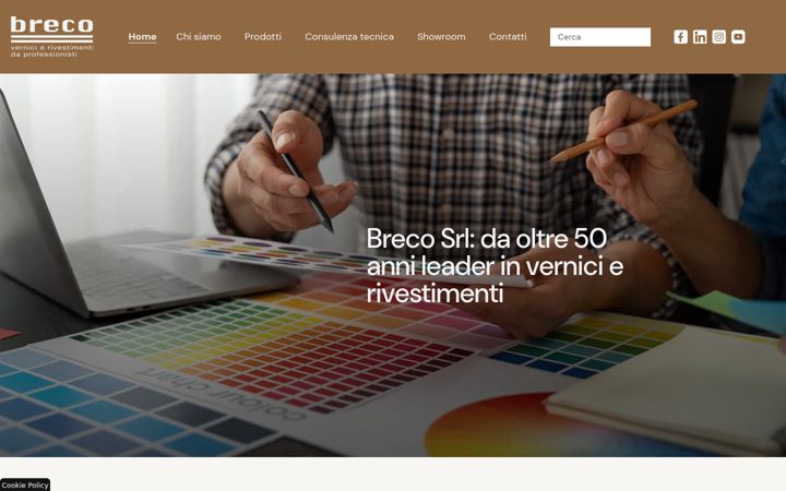 Screenshot of brecosrl.it