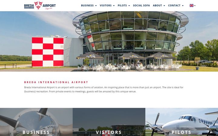 Skjámynd af breda-airport.eu