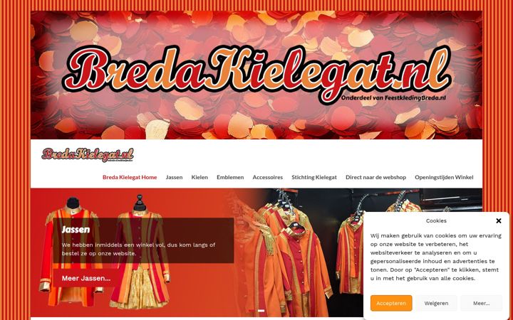 Screenshot of bredakielegat.nl