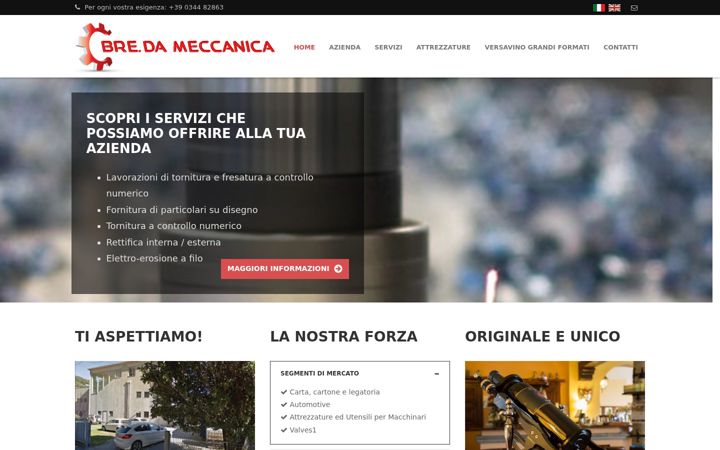 Screenshot van bredameccanica.com