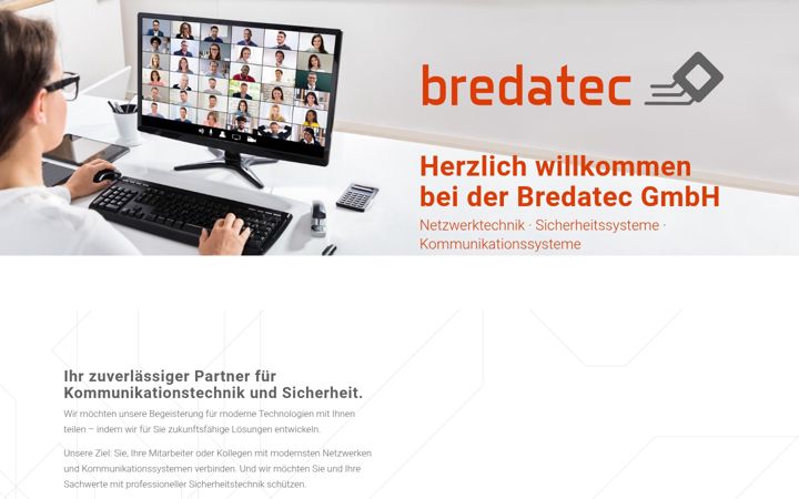 Screenshot of bredatec.de