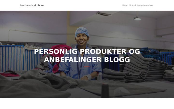 Screenshot of bredbandsteknik.se