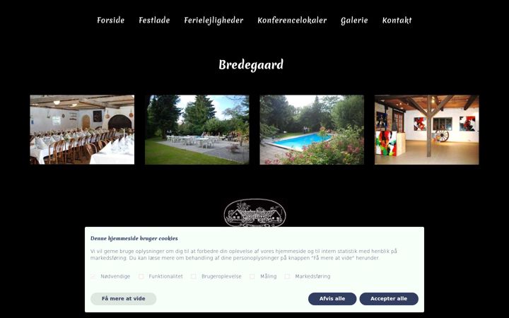 Screenshot of bredegaard.dk